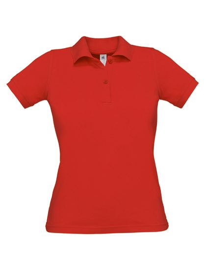 Women´s Polo Safran Pure – B&C BE INSPIRED in Red