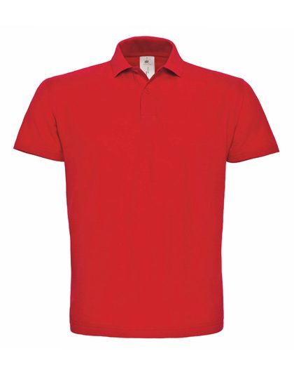 Unisex Polo ID.001 – B&C BE INSPIRED in Red