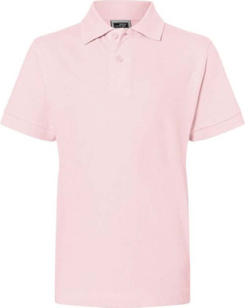 Kinder Piqué Polo JN 70K – Daiber in Rose