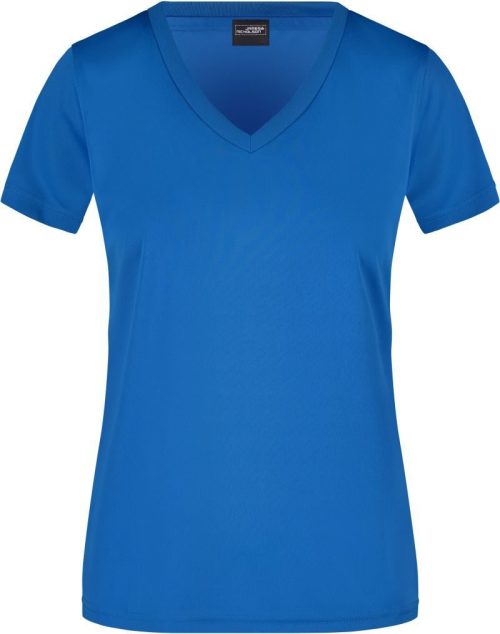 Damen V-Ausschnitt Sport T-Shirt JN 735 – Daiber in Royal