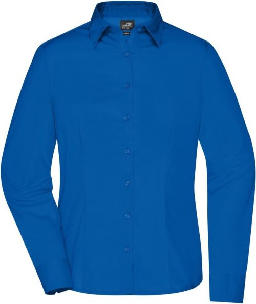Popeline Business Bluse langarm JN 641 – Daiber in Royal
