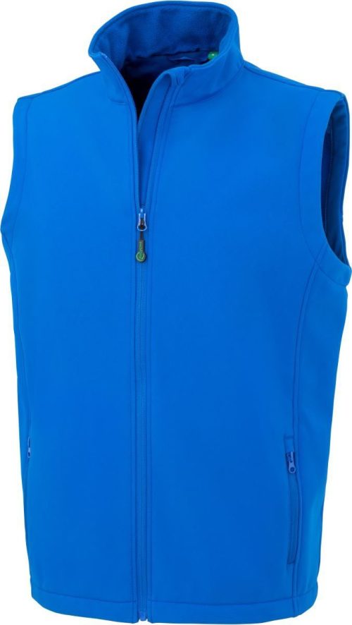 Herren 2-Lagen Softshell Gilet "Printable" R 902M – Result in Royal
