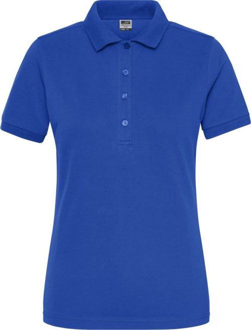 Damen Bio Workwear Stretch Polo - Solid JN 1805 – Daiber in Royal