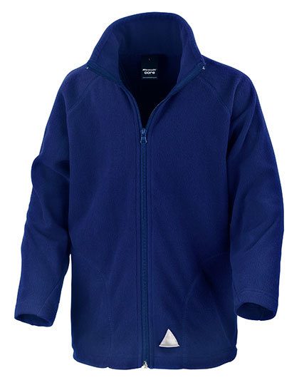 Youth Microfleece Jacket – Result Core in Royal