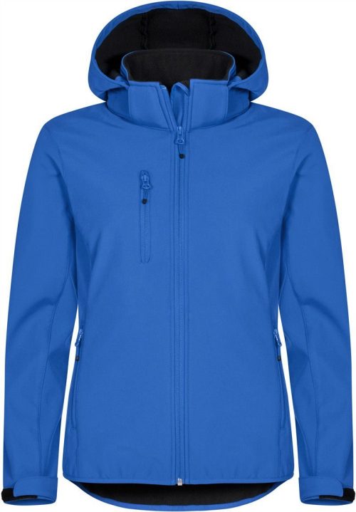 Damen 3-Lagen Kapuzen Softshell Jacke Classics Softshell Hoody W – Clique in Royal Blue