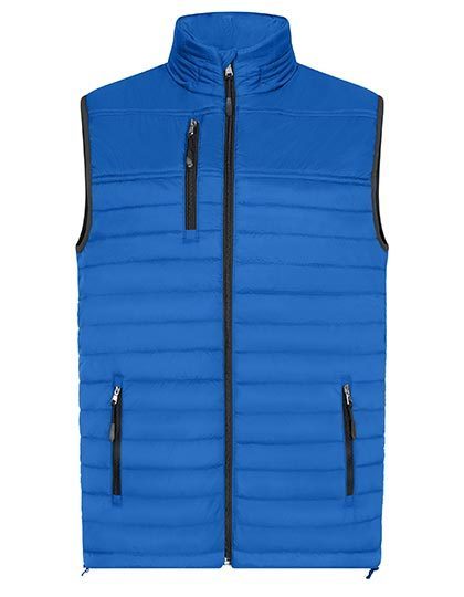 Men´s Hooded Performance Body Warmer – HRM in Royal Blue