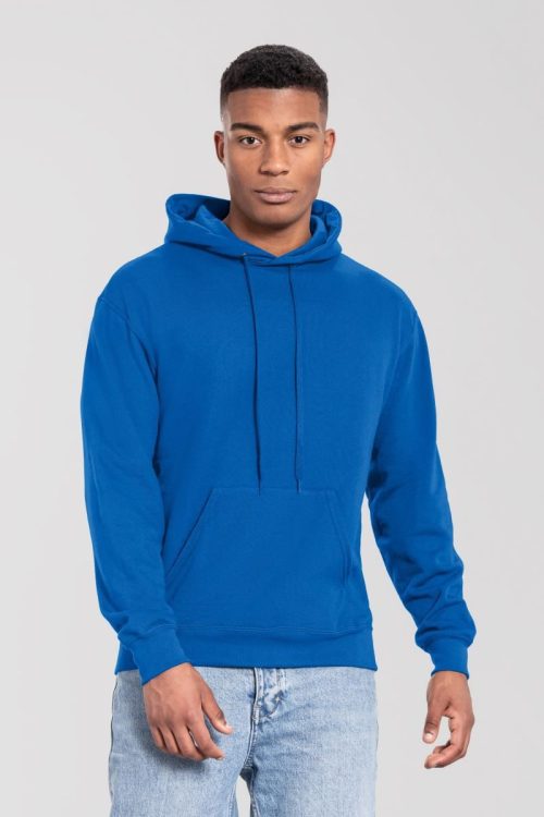 Kapuzen Sweater Iconic 250 Hooded Sweat – Fruit of the Loom in Royal Blue