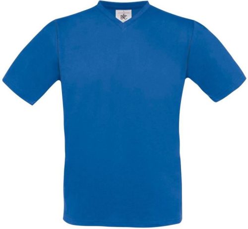 V-Ausschnitt T-Shirt Exact V-Neck – B&C in Royal Blue