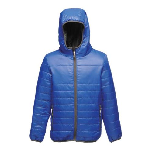 Kids' Stormforce - Thermal Hooded Jacket – Regatta in Royal Blue