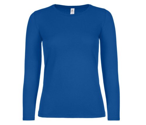Damen-Langarmshirt #E150 TW06T – B&C in Royal Blue