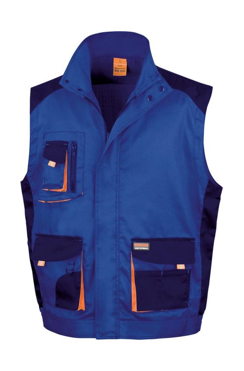 Lite Gillet – Result Workguard in Royal/Navy/Orange