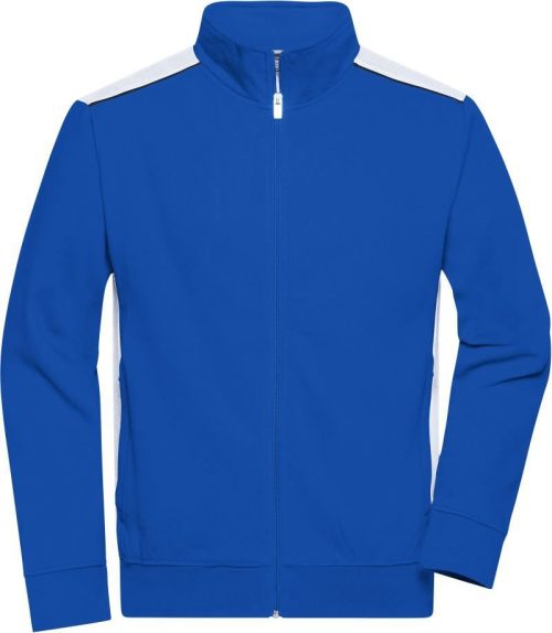 Herren Workwear Sweat Jacke - Color JN 870 – Daiber in Royal/White