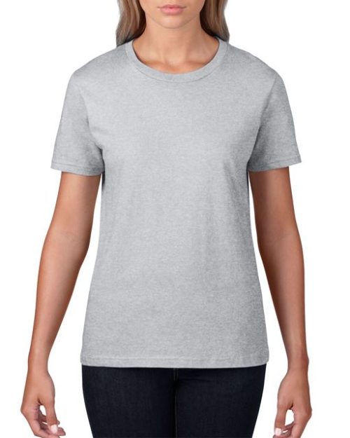Premium Cotton® Ladies' T-Shirt – Gildan in RS Sport Grey