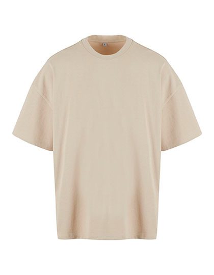 Heavy Oversized Tee – New Morning Studios in Sand
