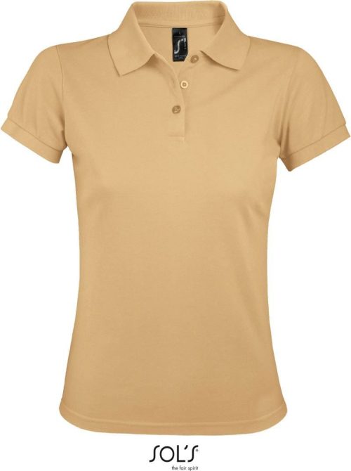 Schweres Damen Piqué Polo Prime Women – SOL'S in Sand
