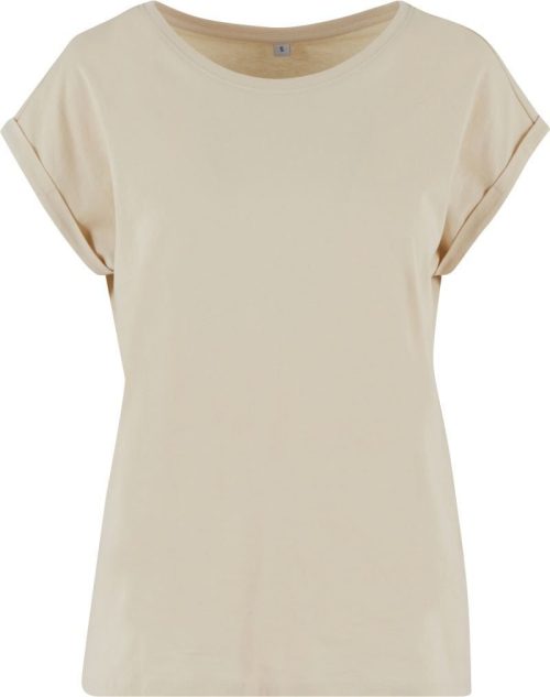 Damen T-Shirt NM 007 – New Morning Studios in Sand