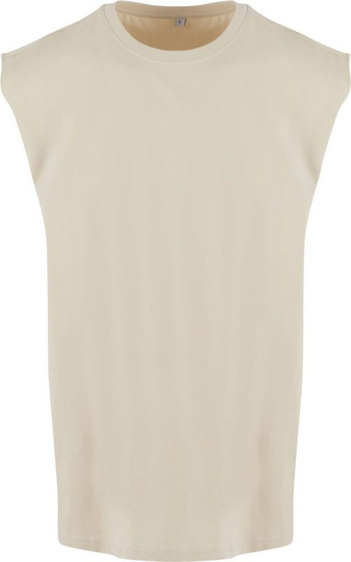 Schweres ärmelloses T-Shirt NM 016 – New Morning Studios in Sand