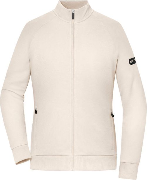 Damen Interlock Sweatjacke 8053 – Daiber in Sandstone