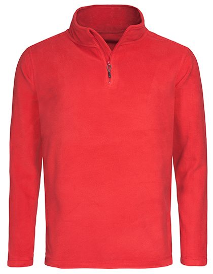 Classic Fleece Half-Zip – Stedman® in Scarlet Red