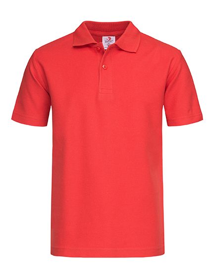 Kids´ Classic Polo – Stedman® in Scarlet Red