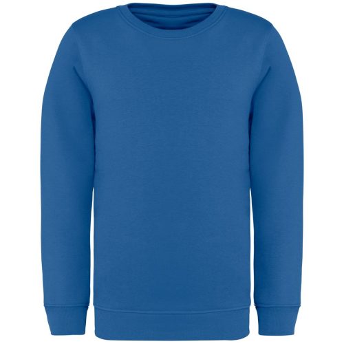 Kids' Round Neck Sweatshirt – Native Spirit in Sea Blue