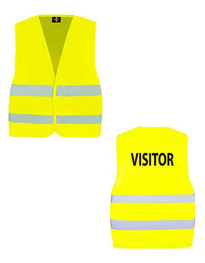 Safety Vest Passau - Visitor – Korntex in Signal Yellow