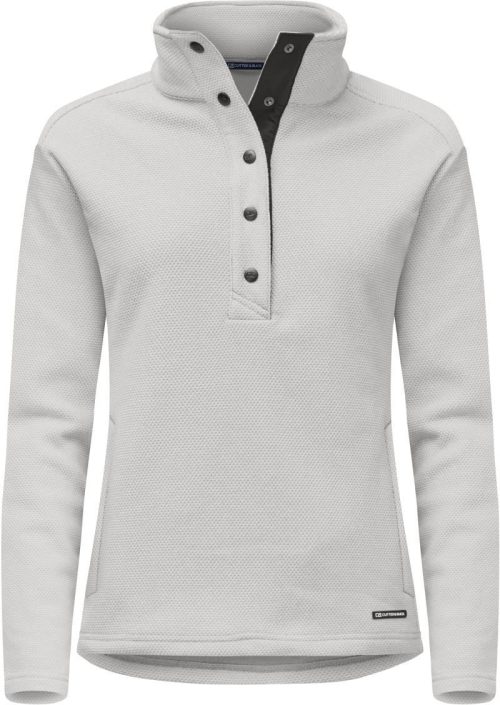 Damen Fleece Sweater "Hunts Point" Hunts Fleece Women – Cutter & Buck in Silver