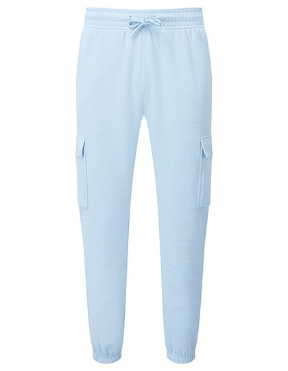 Unisex Cargo Recycled Joggers – TriDri® in Sky Blue