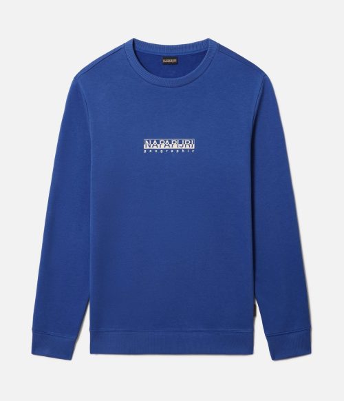 Sweatshirt mit Rundhalsausschnitt B-Box NA4EIS – NAPAPIJRI in Skydiver Blue