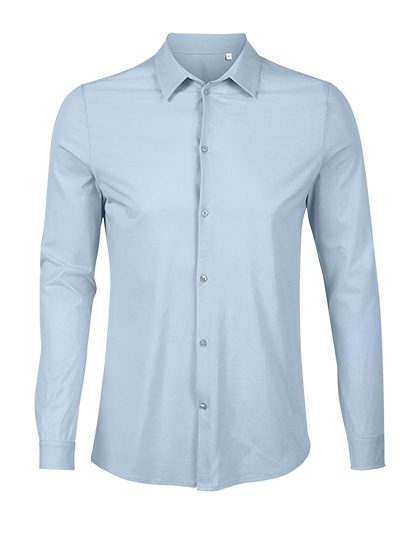 Men´s Mercerised Shirt Balthazar – NEOBLU in Soft Blue