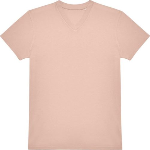V-Ausschnitt T-Shirt #E150 V – B&C in Soft Rose