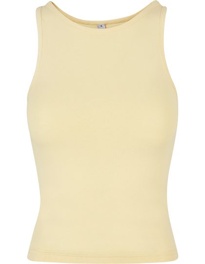 Damen Tanktop BY 208 – Build your Brand in Soft Yellow