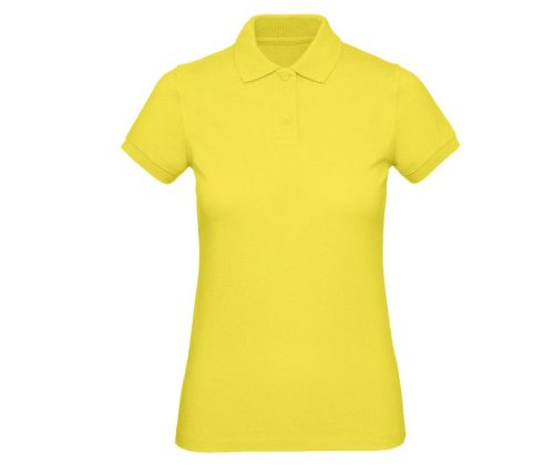 Ladies' organic polo shirt PW440 – B&C in Solar Yellow