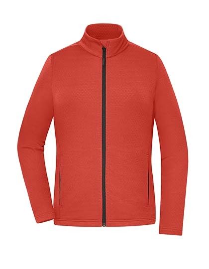 Ladies´ Sports Structured Fleece Jacket – Daiber in Spicy Orange
