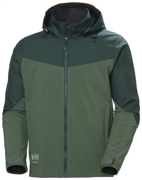 3-Lagen Kapuzen Softshell Jacke "Oxford" Oxford 74290 – Helly Hansen in Spruce/Darkest Spruce