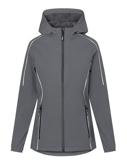 Leichte 2-Lagen Damen Softshell Jacke 7835 – Promodoro in Steel Gray