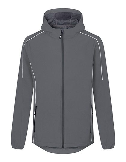 Leichte 2-Lagen Herren Softshell Jacke 7830 – Promodoro in Steel Gray