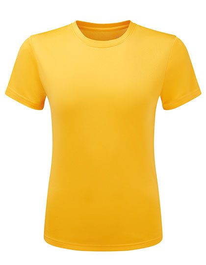 Women’s TriDri® Ion-Charge recycled textured tee – TriDri® in Sun Yellow
