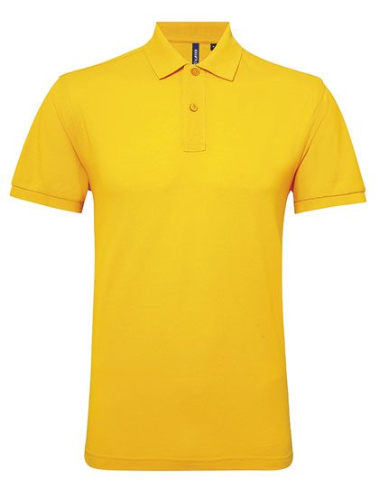 Men´s Polycotton Blend Polo – Asquith & Fox in Sunflower