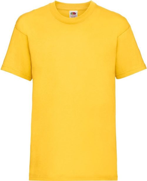 Kinder T-Shirt Kids Valueweight T – Fruit of the Loom in Sunflower