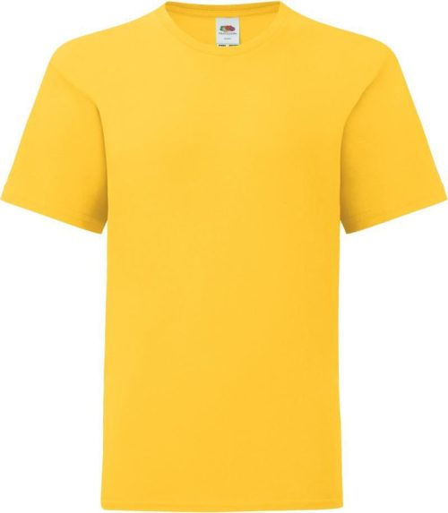 Kinder T-Shirt Kids Iconic 150 T – Fruit of the Loom in Sunflower