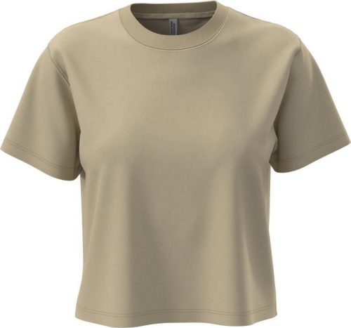 Schweres Damen Crop Top N 7610 – Next Level Apparel in Tan