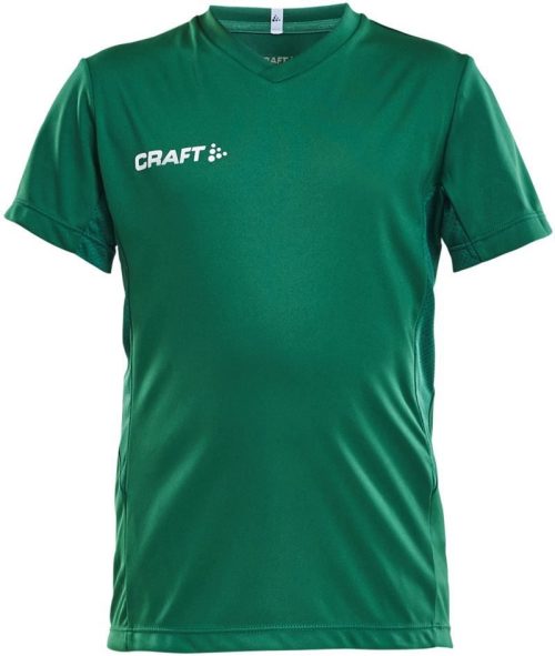 Kinder V-Ausschnitt Sport Shirt Squad Go Jersey Solid Jr – Craft Teamwear in Team Green