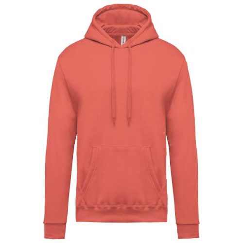 Men’s Hooded Sweatshirt – Kariban in True Coral