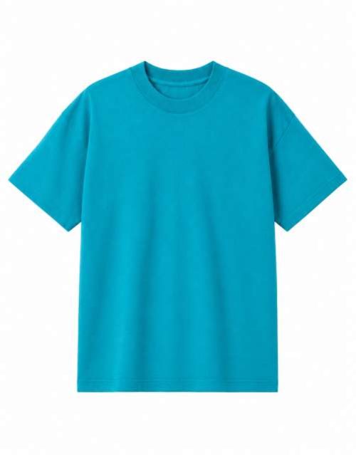 Mens Boxy Tee – True Blanks in Turquoise