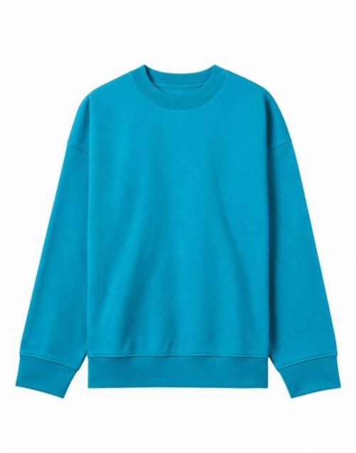 Mens Boxy Sweatshirt – True Blanks in Turquoise