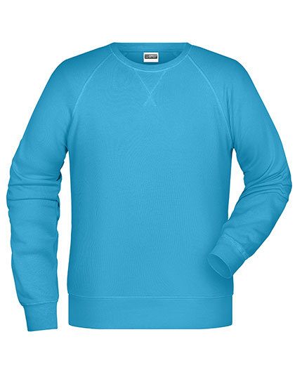 Herren Raglan Sweater 8022 – Daiber in Turquoise