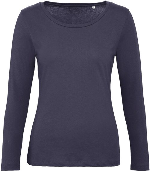 Ladies' organic Inspire long-sleeved T-shirt TW071 – B&C in Urban Navy