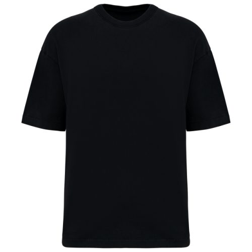 Men's Washed Effect Oversized T-Shirt – Native Spirit in Washed Black