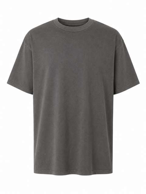 Mens Relaxed Tee – True Blanks in Washed Granite Grey